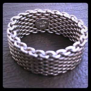 Authentic Tiffany &Co. .925 Somerset Mesh Ring